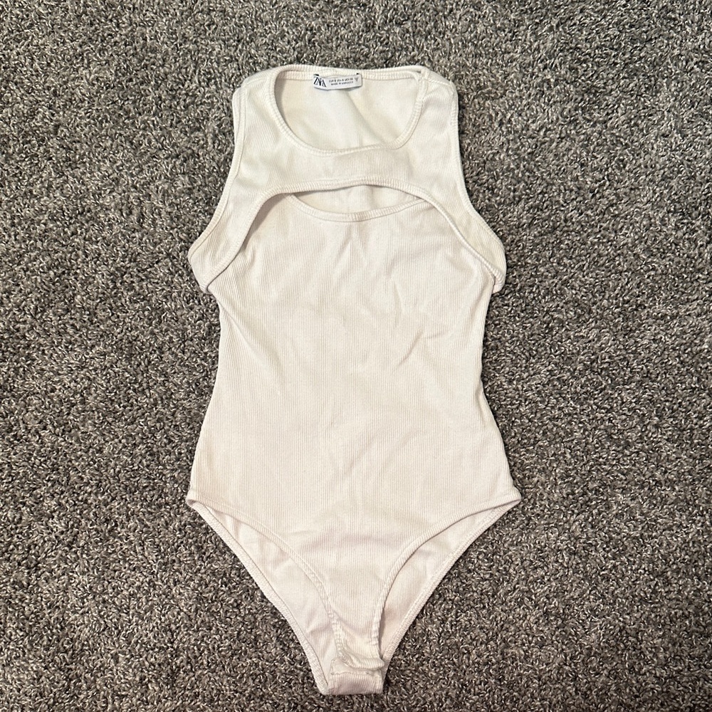 Zara White Bodysuit